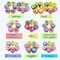 Stamp Set for Kids - Assorted Stamps for Toddlers Alphabet, Numbers, Animal and More Stampers for Kids - 100 Pieces Self-Ink Stamp Toy for Birthday, Party Favor, Easter Egg Stuffers or Treasure Box